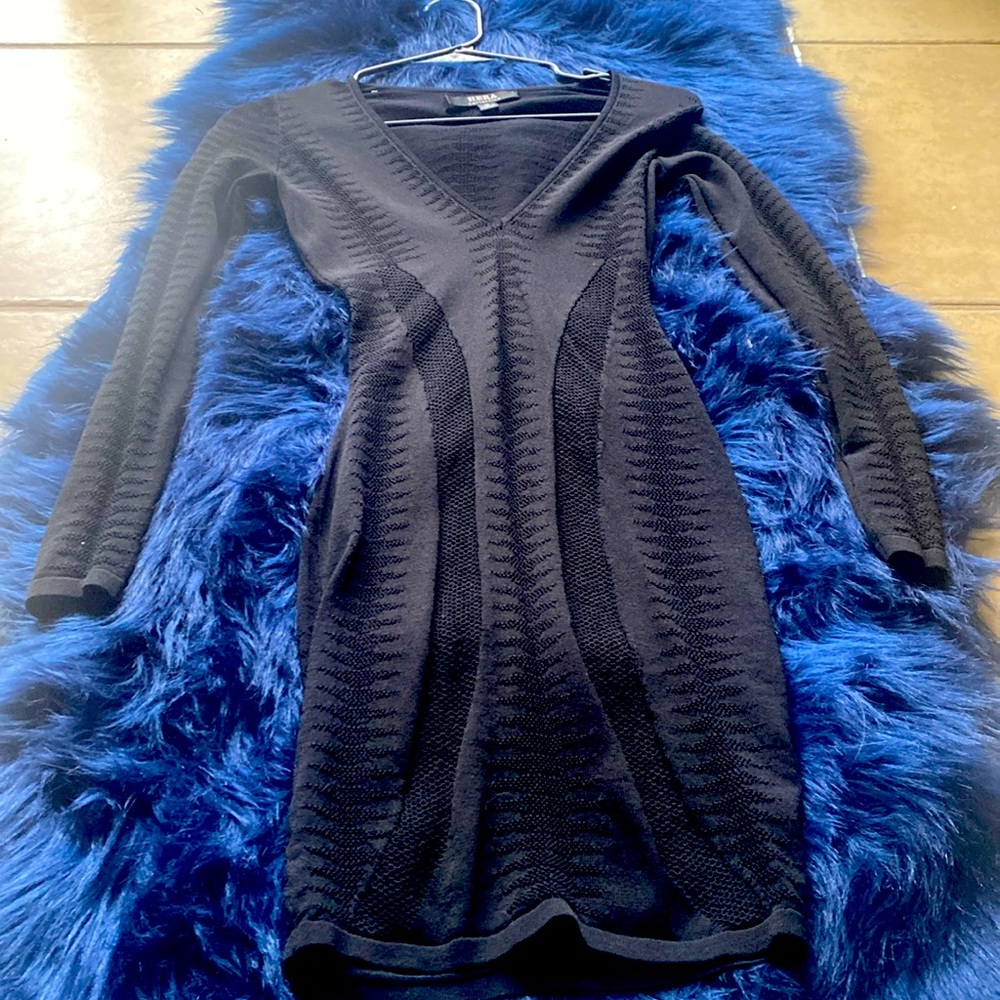 Ribbed see thru bandaid dress